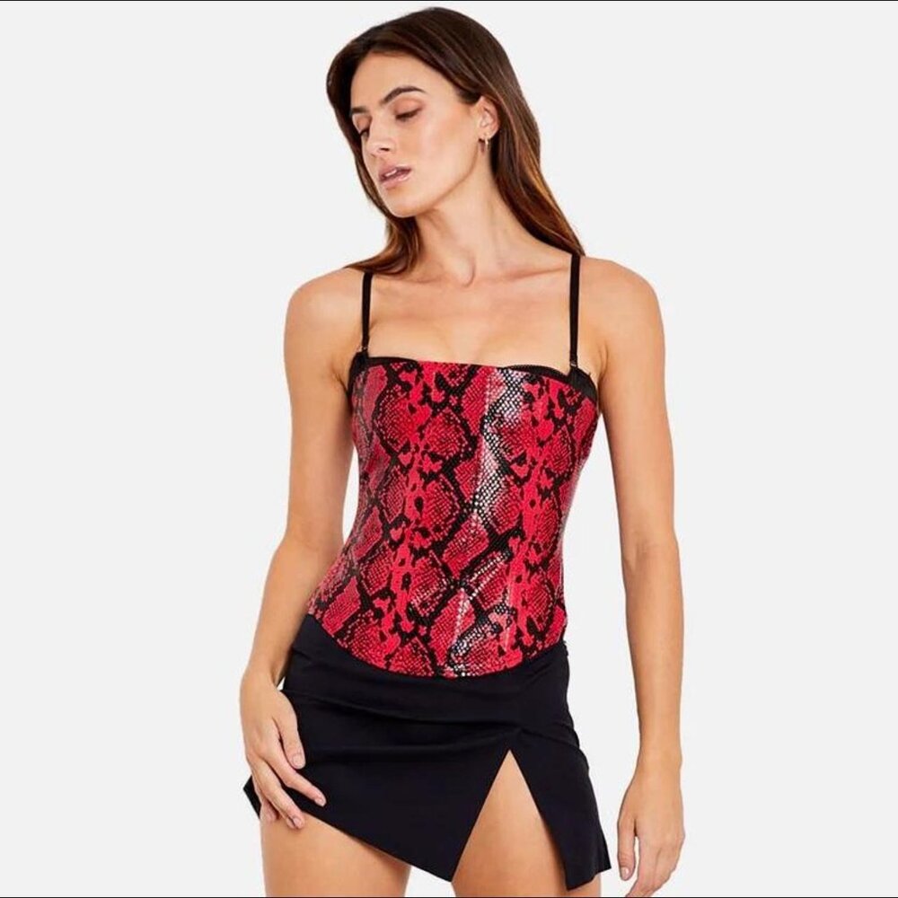 BNWT Miaou Chuck Corset in Fuchsia, Size XS